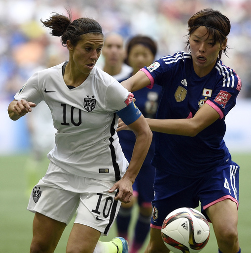 ロイドが年内での引退を表明 サッカー米女子代表のレジェンド