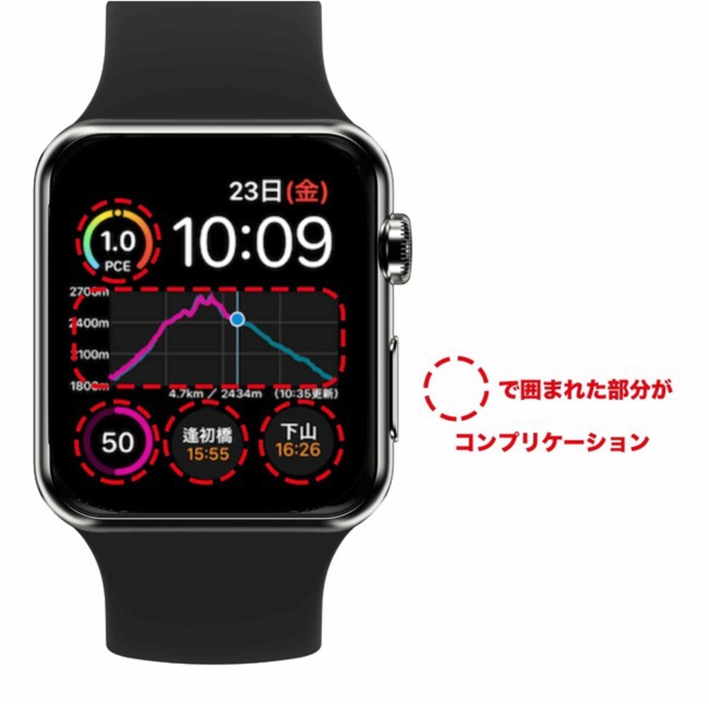 世界初 Apple Watchで登山専用の文字盤機能をリリース 写真1枚 国際ニュース Afpbb News