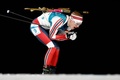 平昌冬季五輪、バイアスロン男子20キロに臨むヨハンネスティングネス・ベー（2018年2月15日撮影）。(c)AFP PHOTO / Odd ANDERSEN