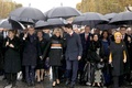 フランス・パリの凱旋（がいせん）門で開かれた第1次世界大戦終結100年記念式典の様子（2018年11月11日撮影）。(c)Ludovic MARIN / POOL / AFP