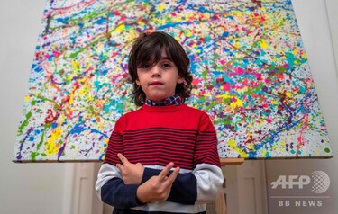 子どもピカソ」がアート界揺るがす、ノイアー選手とコラボも ドイツ