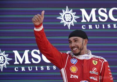ハミルトンがフェラーリ移籍後初優勝、英国勢が表彰台独占 スペインGP