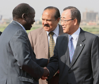 国連事務総長がスーダン入り、UNAMID派遣に勢いづける意向