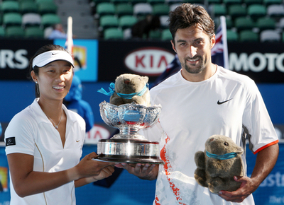 サン／ジモンイッチ組 全豪・混合ダブルス初優勝