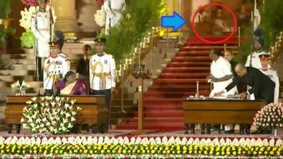 動画:インド首相就任式ネット配信で「ヒョウ」騒動 警察はイエネコと発表