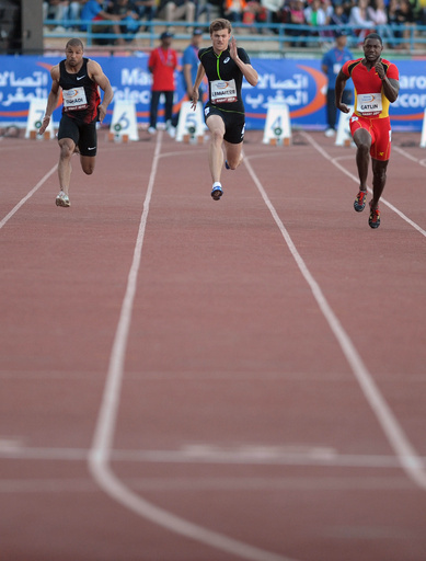 ルメートルが男子100mでガトリン下す、モハメド6世国際大会