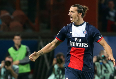 PSG、イブラヒモビッチと2016年まで契約延長