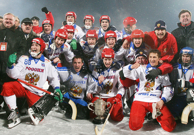 ＜世界バンディー選手権2007＞ロシア スウェーデンを降し優勝を飾る - ロシア