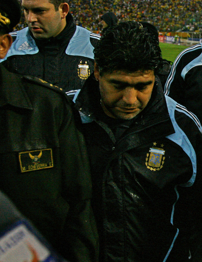 アルゼンチン エクアドルに敗れる、W杯予選