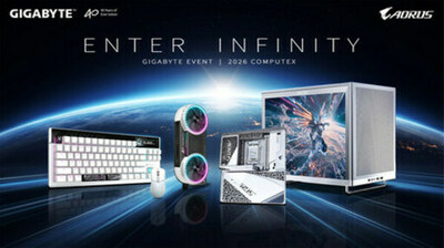 GIGABYTE EVENT、COMPUTEX 2026で「無限へ（ENTER INFINITY）」を掲げ新製品群を一挙発表