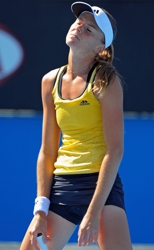 ハンチュコワ 3回戦で李娜に敗れる、全豪オープンテニス