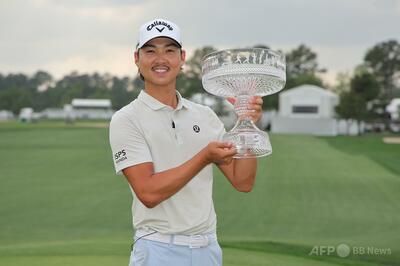 リーが米ツアー初優勝、シェフラーの猛追しのぐ ヒューストンOP