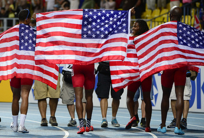 米国が男子4×400mリレーで優勝、第14回世界陸上