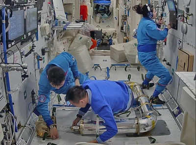 中国宇宙ステーション 配管内検査ロボットのテストに成功