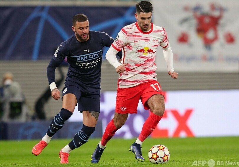 マンCがライプツィヒに黒星 DFウォーカー退場 欧州CL