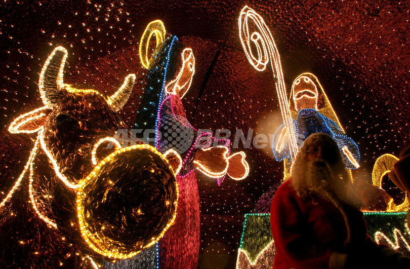 コロンビアでクリスマスイルミネーション