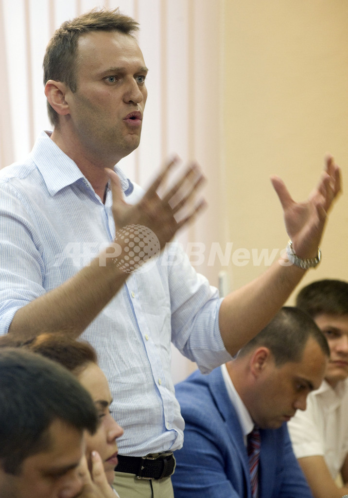 反プーチン運動指導者に禁錮6年を求刑、ロシア検察