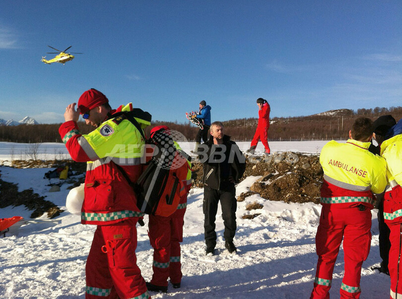 ノルウェー北部の山で雪崩、旅行者5人死亡