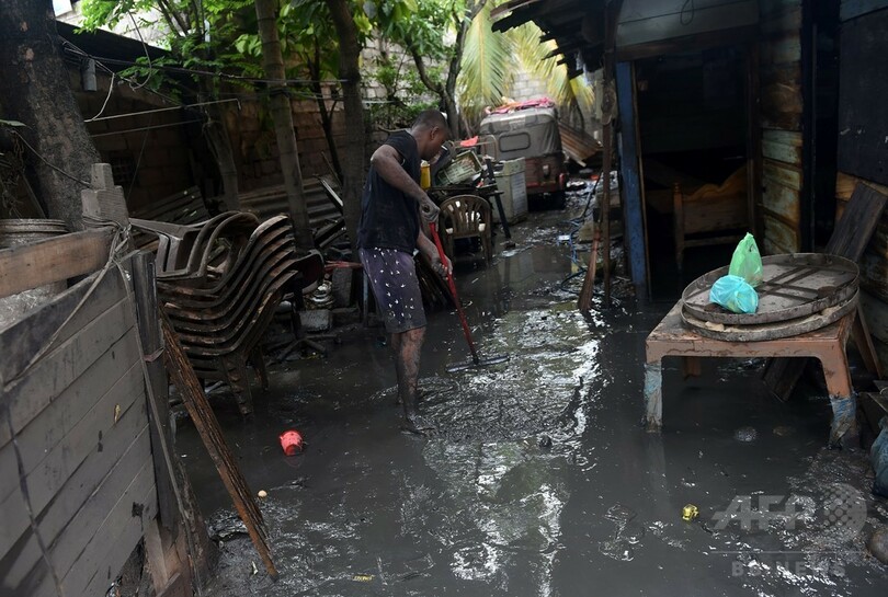 スリランカ豪雨の死者101人に 依然100人不明、530棟全壊