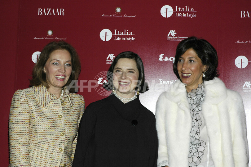 イザベラ・ロッセリーニ、伊貿易振興会の「スタイル・アイコン」に