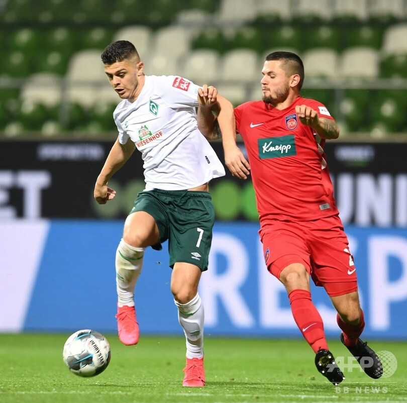 ブンデス入れ替え戦、初戦は0-0 ブレーメンは主将不在で大一番へ