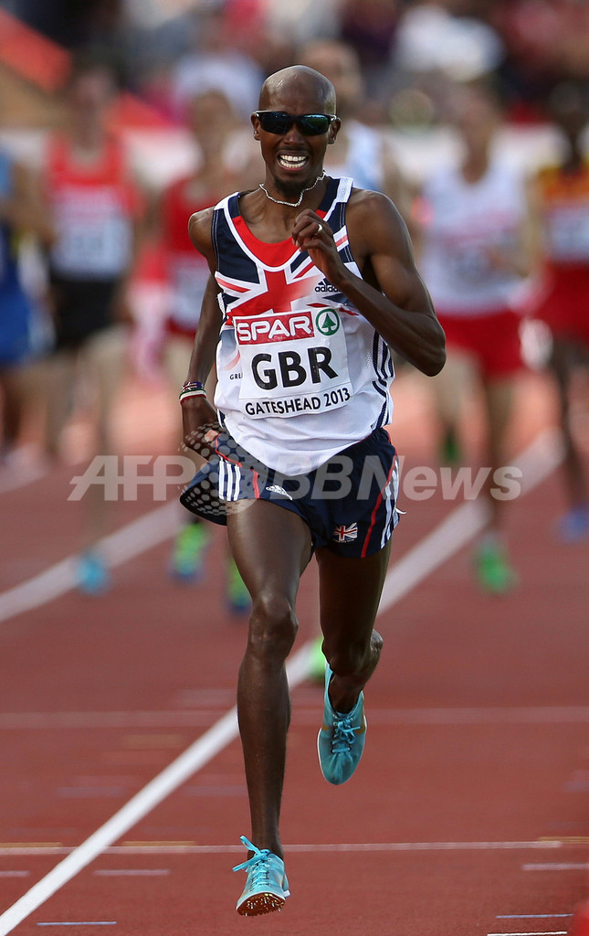 ロンドン五輪金メダリストのファラーが5000メートル完勝、欧州チーム選手権
