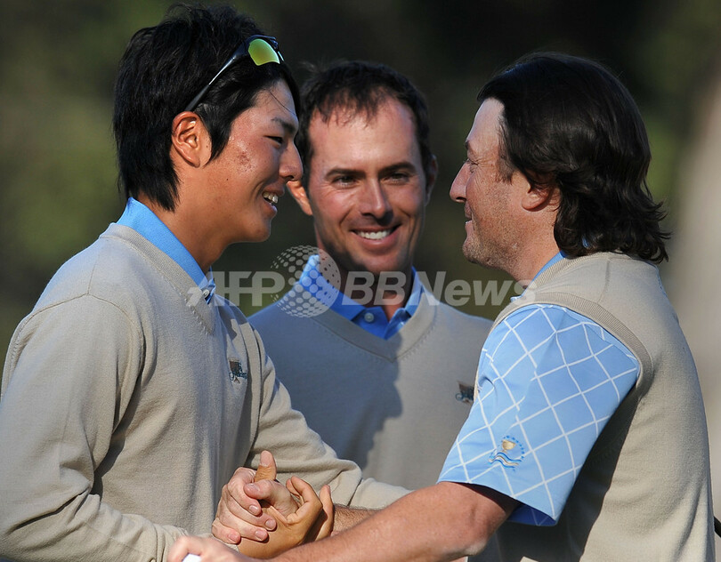 米国選抜が2日目を終えリード 石川組は勝利、プレジデンツ・カップ2009