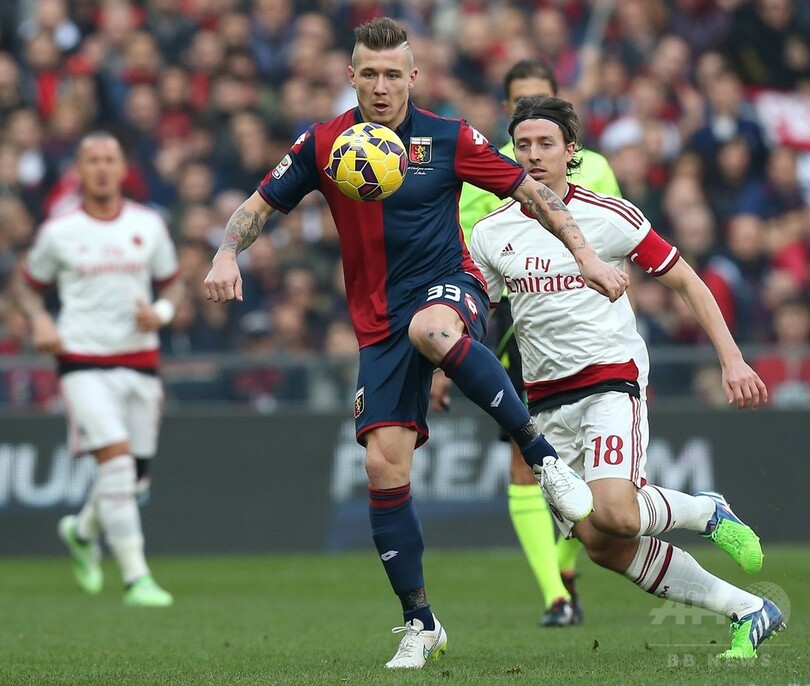 ACミラン、敵地でジェノアに敗戦 本田は途中交代