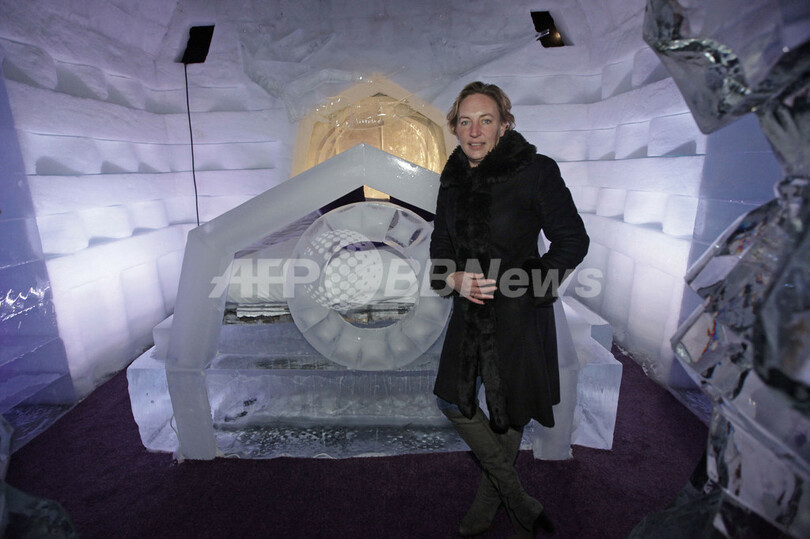 愛は冷めません、オランダに室温8度の「氷のホテル」