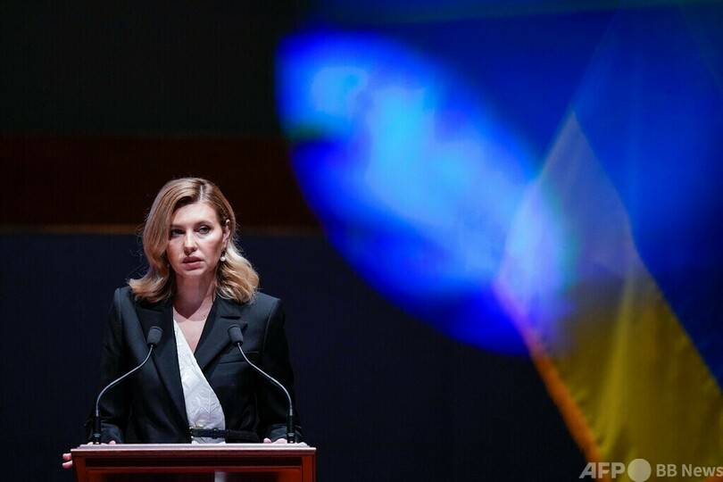 ウクライナ大統領夫人、米議会で演説 武器供与を訴え