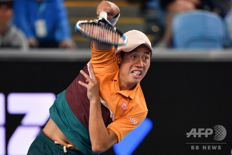 最後まで諦めない錦織、5時間5分の死闘制して全豪8強入り