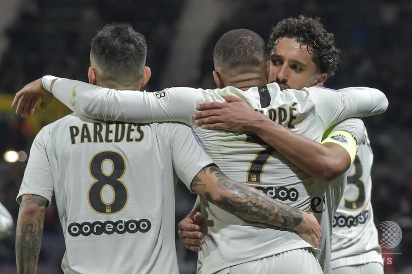 PSGが敵地でトゥールーズ下す、絶好調のエムバペが決勝点