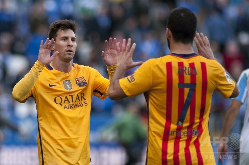 バルサ、苦しみながらマラガを退ける メッシが決勝点