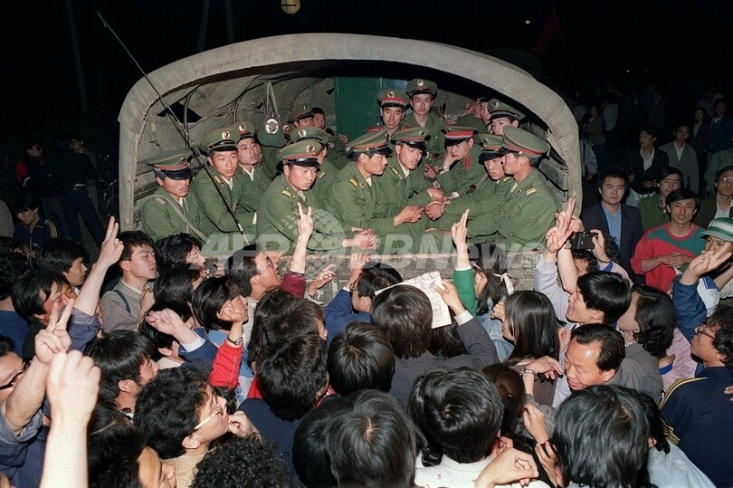 天安門事件、当時を伝える写真