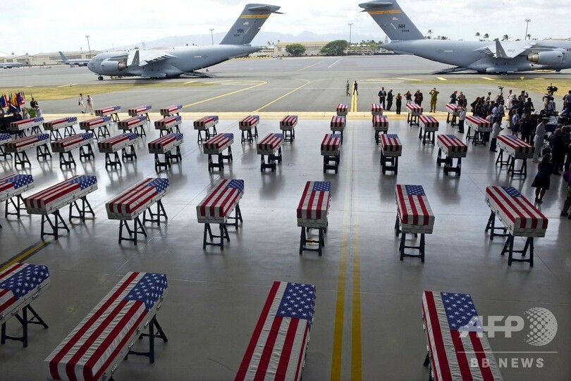 朝鮮戦争で死亡の米兵遺骨、65年ぶり祖国に帰還