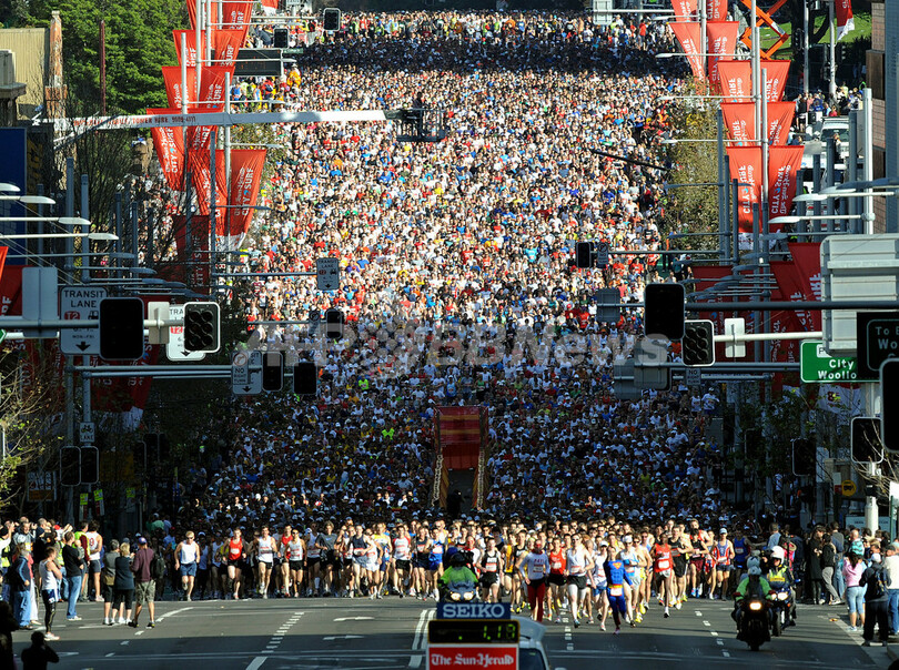 シドニーで恒例マラソン大会、7万人以上が参加