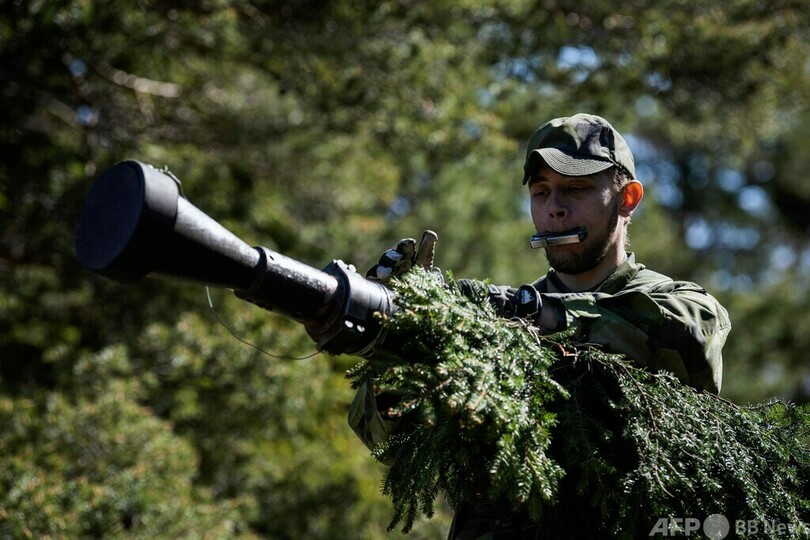 スウェーデン軍、バルト海要衝で野外訓練