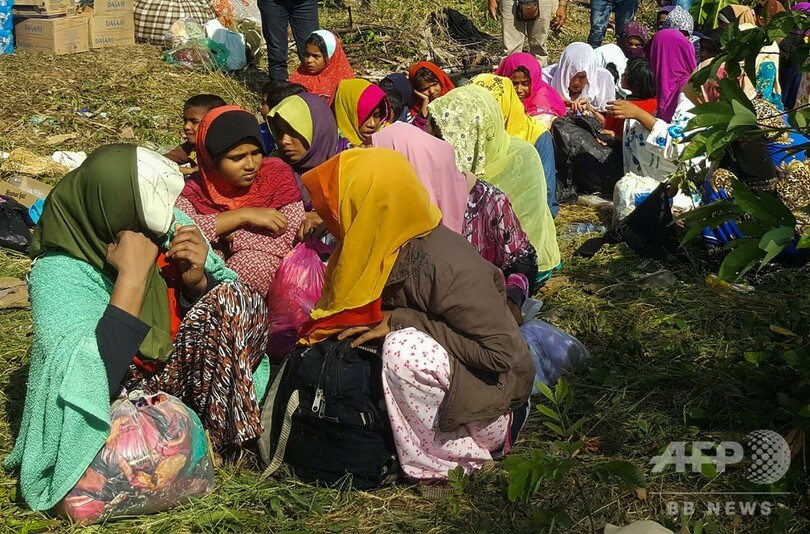 マレーシアの海岸にロヒンギャ34人が漂着 海路の避難民は約1年ぶり