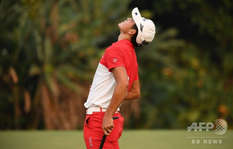 中島が男子ゴルフ2冠、団体でも金メダル アジア大会