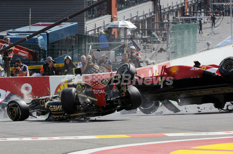 多重事故を誘発したグロージャンに出場停止処分、ベルギーGP