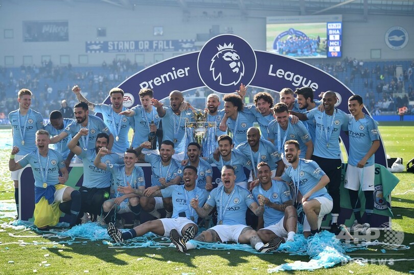 シティがプレミア連覇達成！ リバプール白星も勝ち点1及ばず