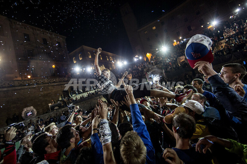 日本代表の徳田耕太郎さんが優勝、フリースタイル・フットボール世界大会