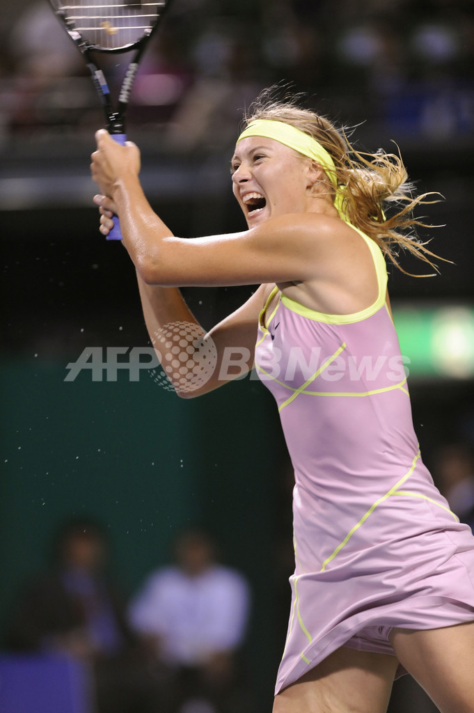 シャラポワ ヤンコビッチの棄権で優勝、東レ・パンパシフィック・オープン