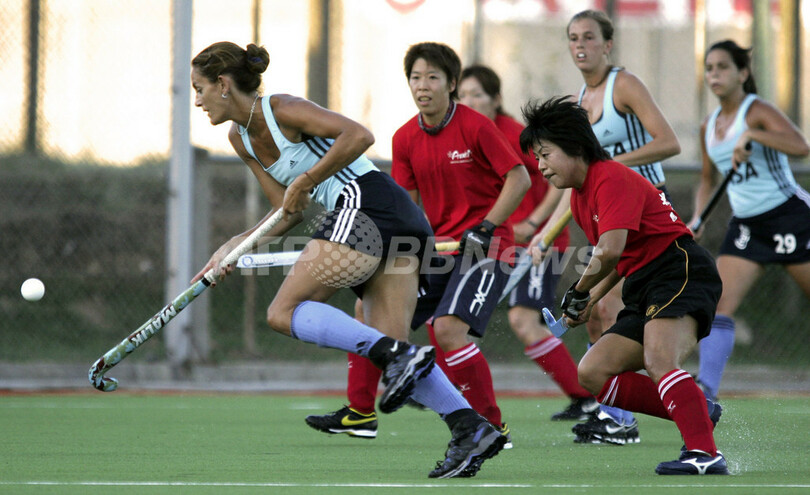 ＜女子ホッケー・親善試合＞日本 アルゼンチンに勝利 - アルゼンチン