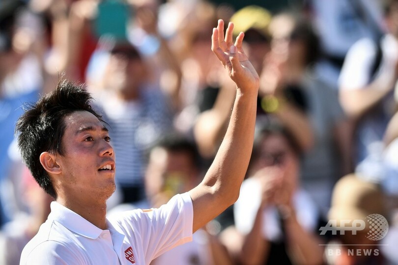 錦織が5年連続で全仏4回戦へ、4時間26分の激闘制す
