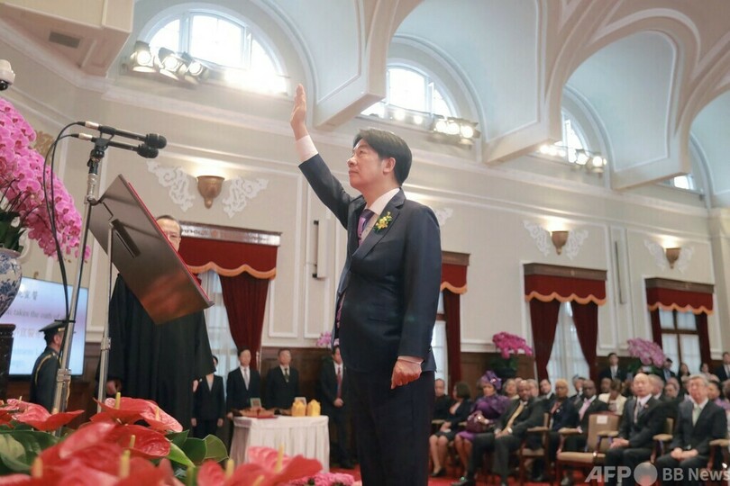 台湾総統演説は「独立の告白」 中国、対抗措置を警告