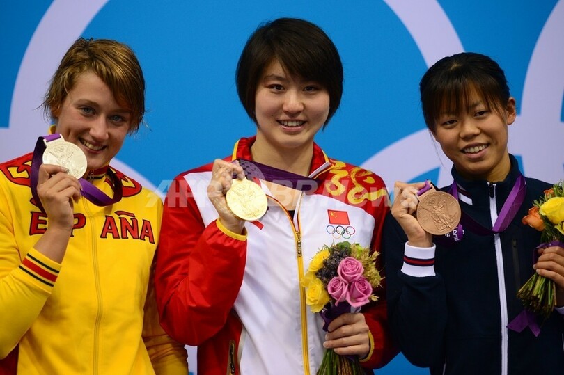 星が銅メダル獲得、女子200メートルバタフライ