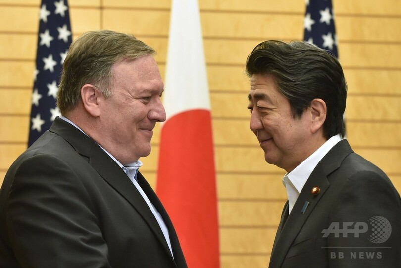米国務長官、都内で日韓外相と会談 北朝鮮の批判を一笑に付す