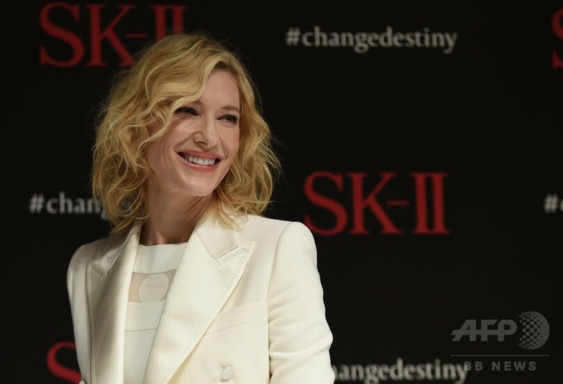 ケイト・ブランシェットさん、都内で「SK-II」イベントに