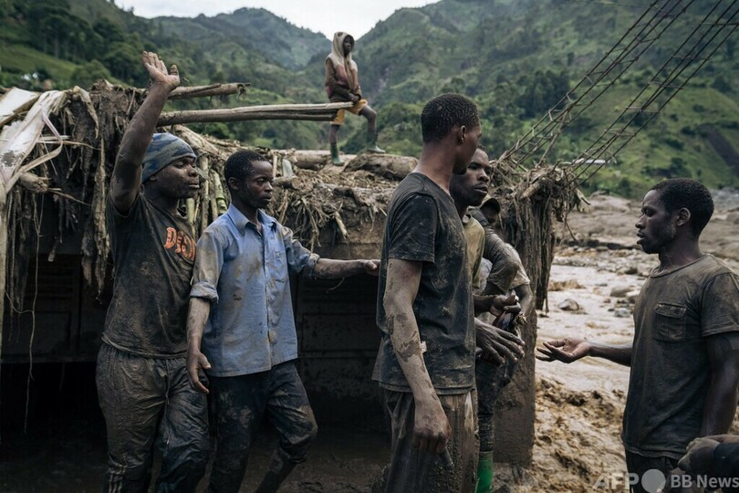 コンゴで大規模土石流、394人犠牲に